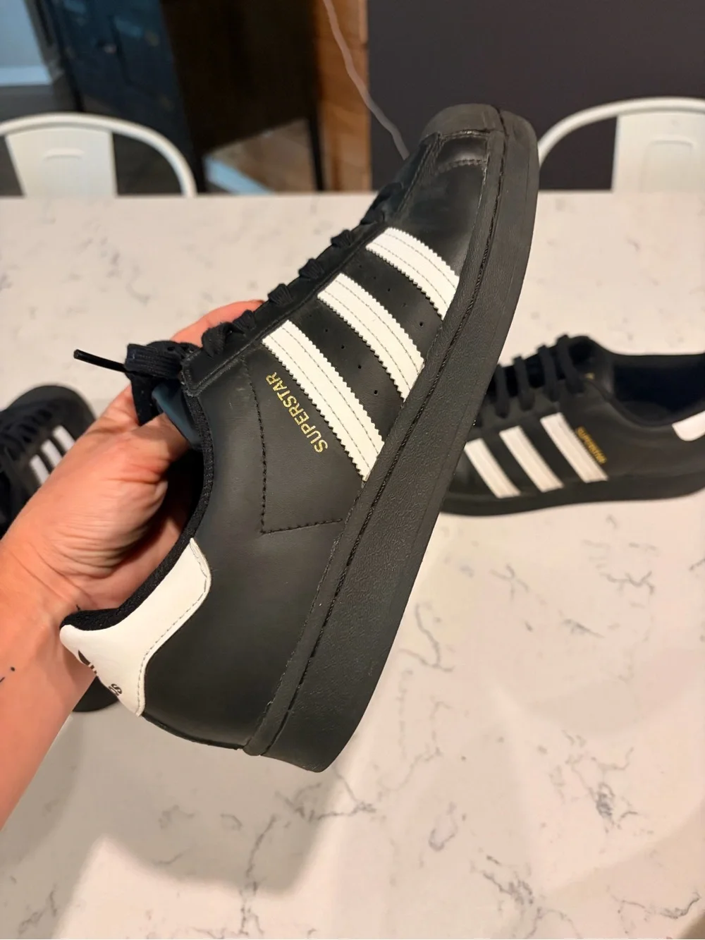 EUC Adidas Originals Superstar II Black White Men’s 9.5